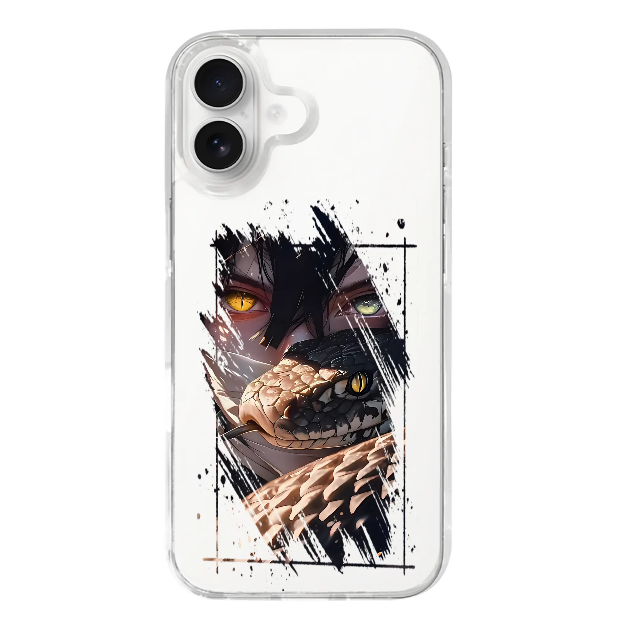 鬼滅の刃 グッズ,伊黒 小芭内 - iPhone 17シリーズ 透明スマホケース – 薄型・耐衝撃・精密フィット保護カバー